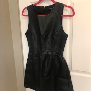 Forever 21 Faux Leather Mini Dress NWT